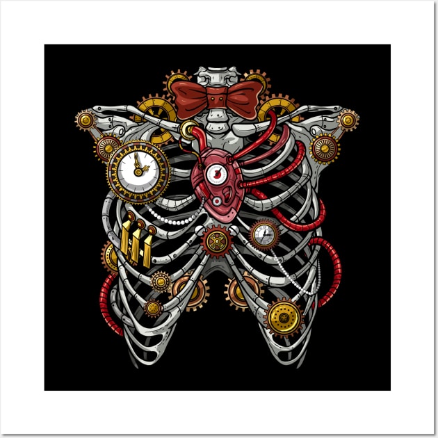 Steampunk Anatomy Wall Art by underheaven